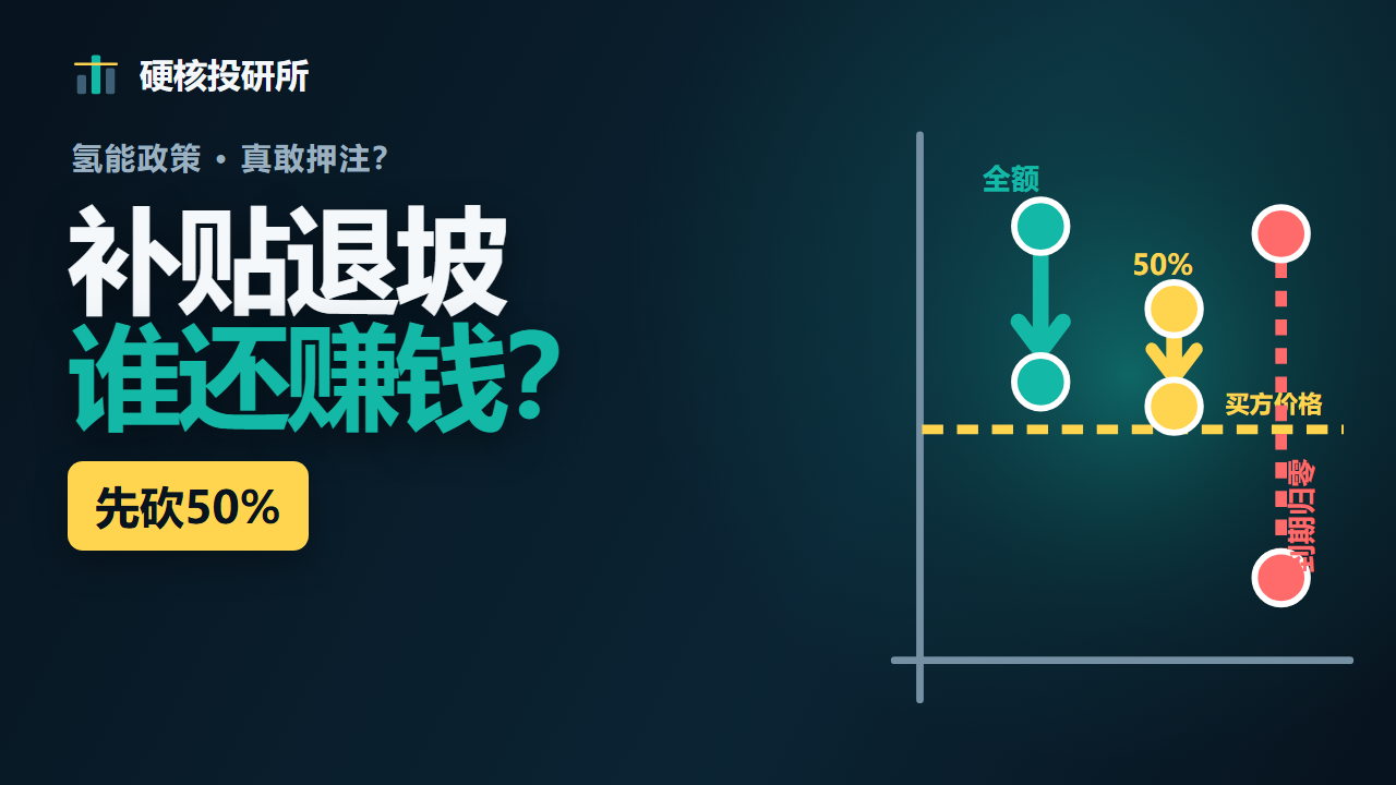 氢能补贴退坡以后，哪些项目还能赚钱？
